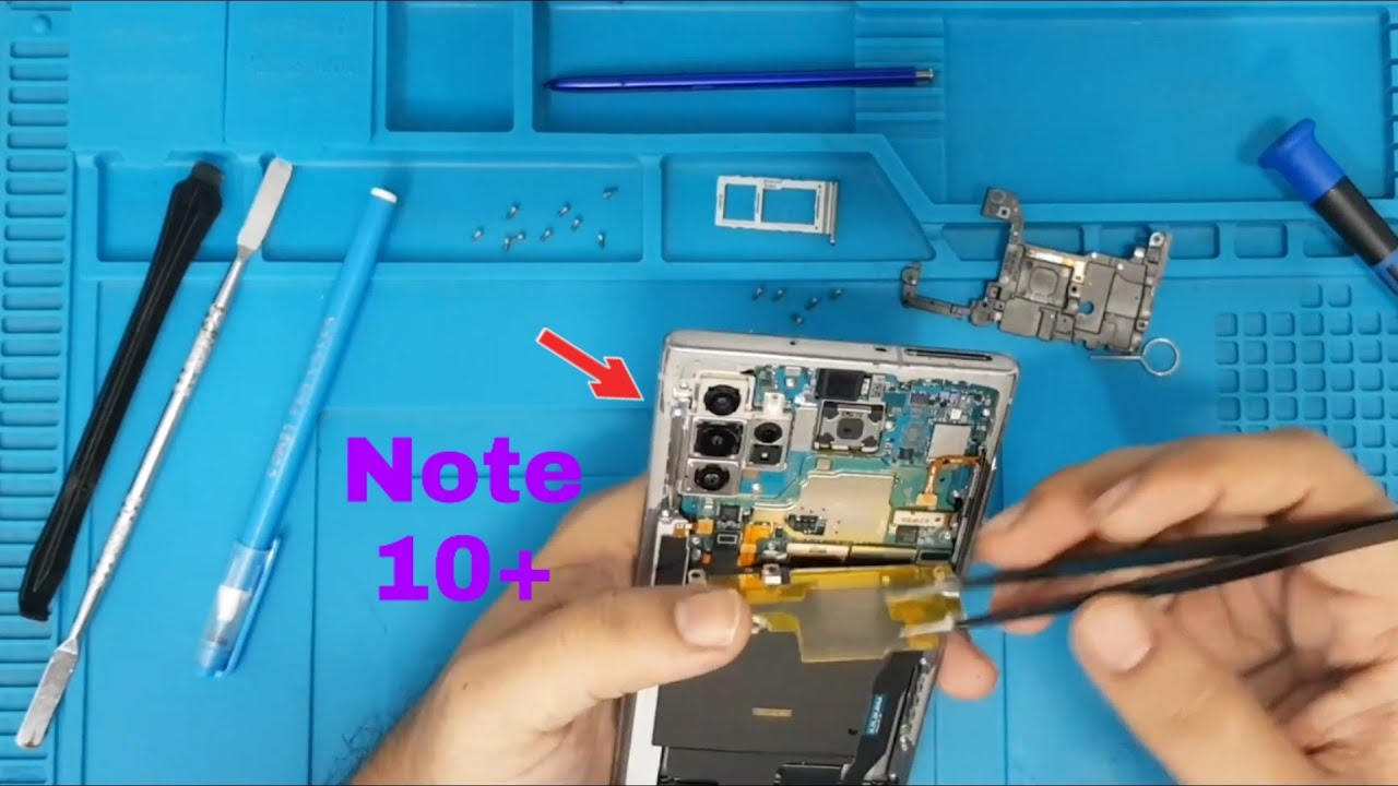 Samsung note 10+ Disassembly/ Samsung note 10 plus back glass remove