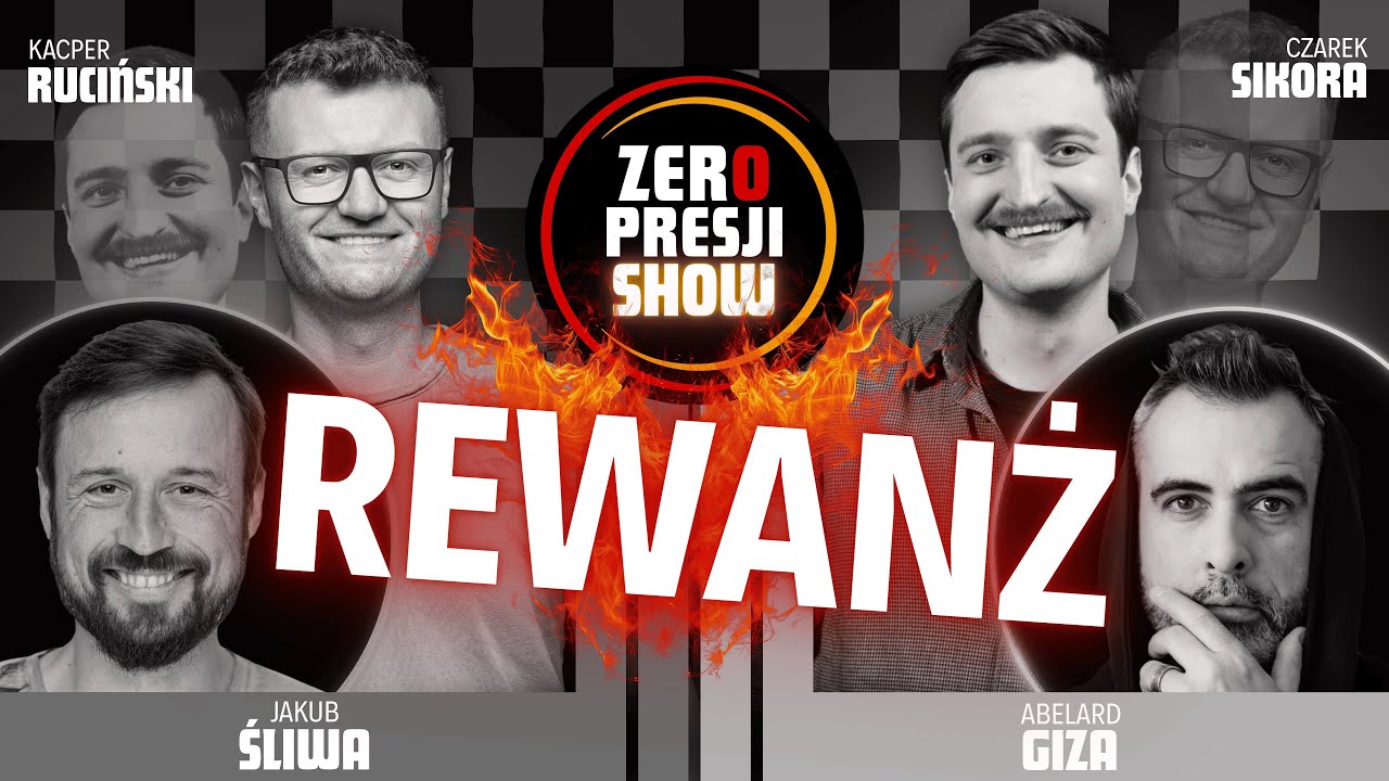 ZERO PRESJI SHOW #4 -  Ruciński, Sikora, Giza, Śliwa, Termos - Rewanż