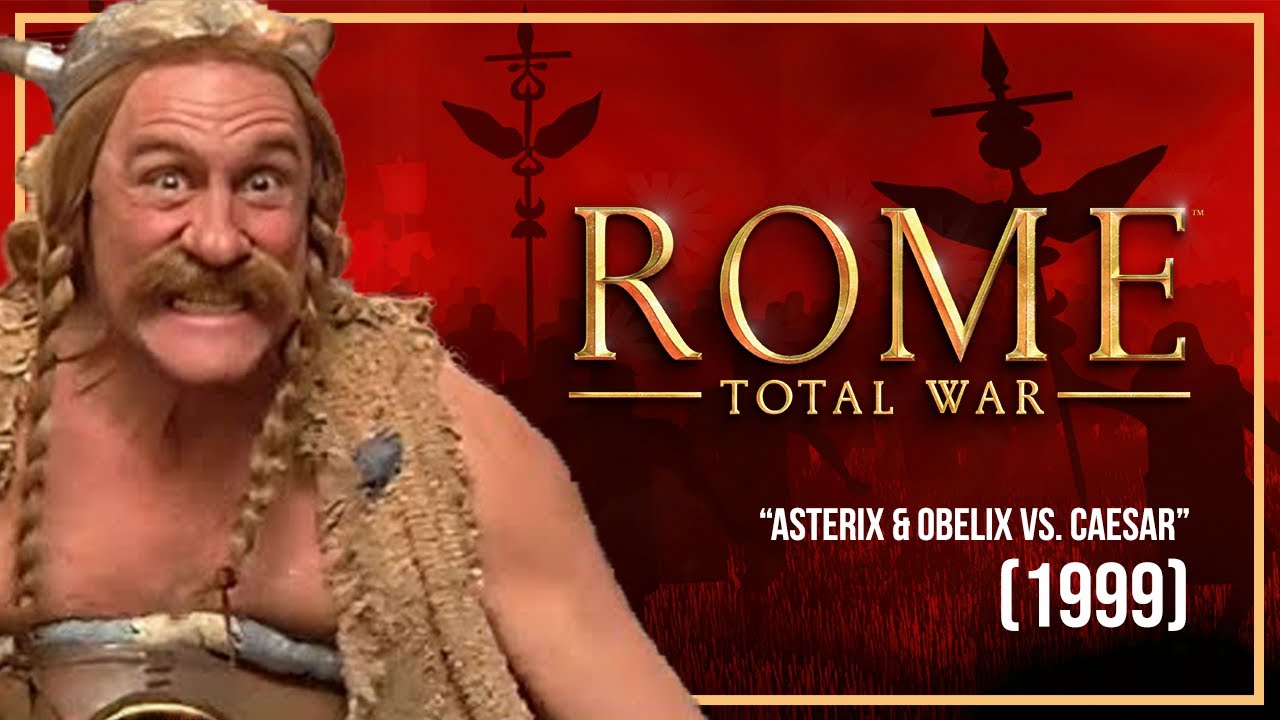 Asterix & Obelix, but it's battle in Rome: Total War