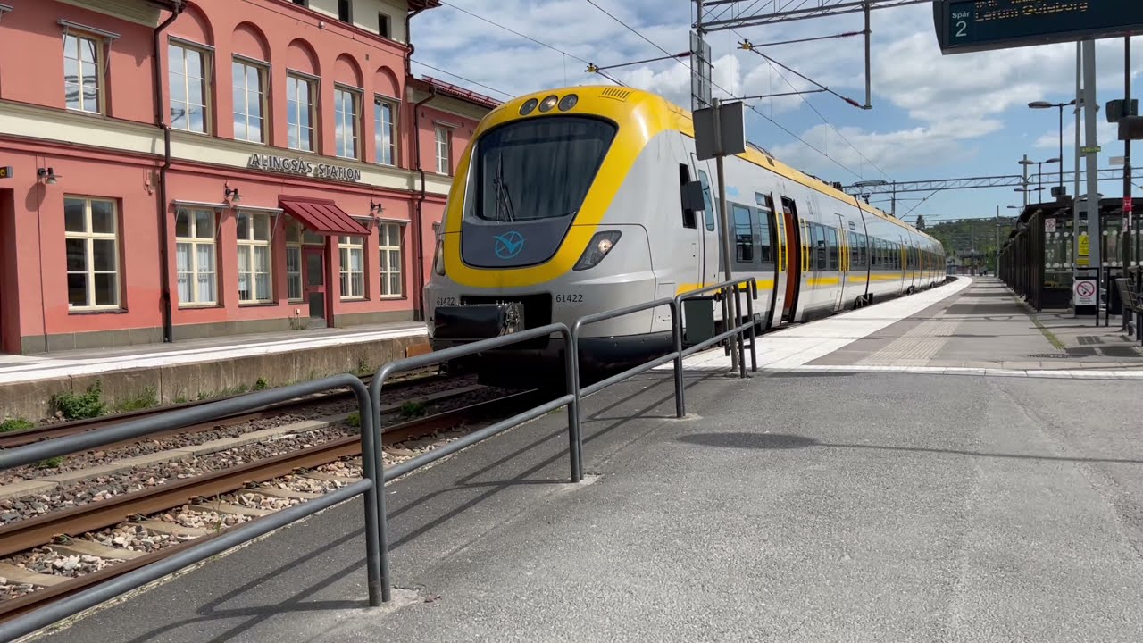 Sverige, Tåg från Alingsås till Göteborgs Centralstation