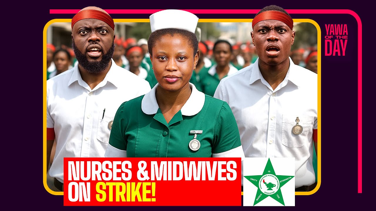Ghana’s Nurses & Midwives On Strike! Hospitals Struggle As Patients Left Stranded 😷🇬🇭