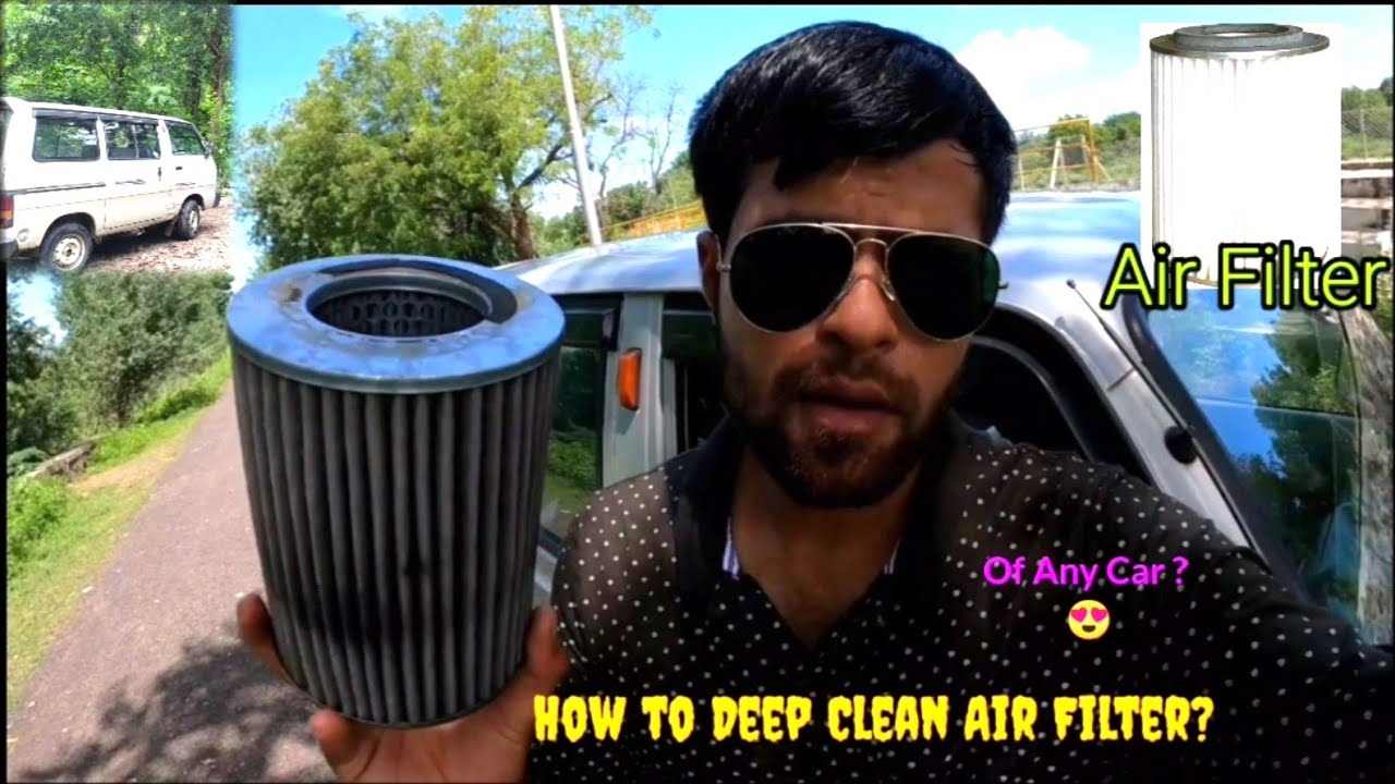 Air Filter Clean At HOME 🏡 | Service At HOME