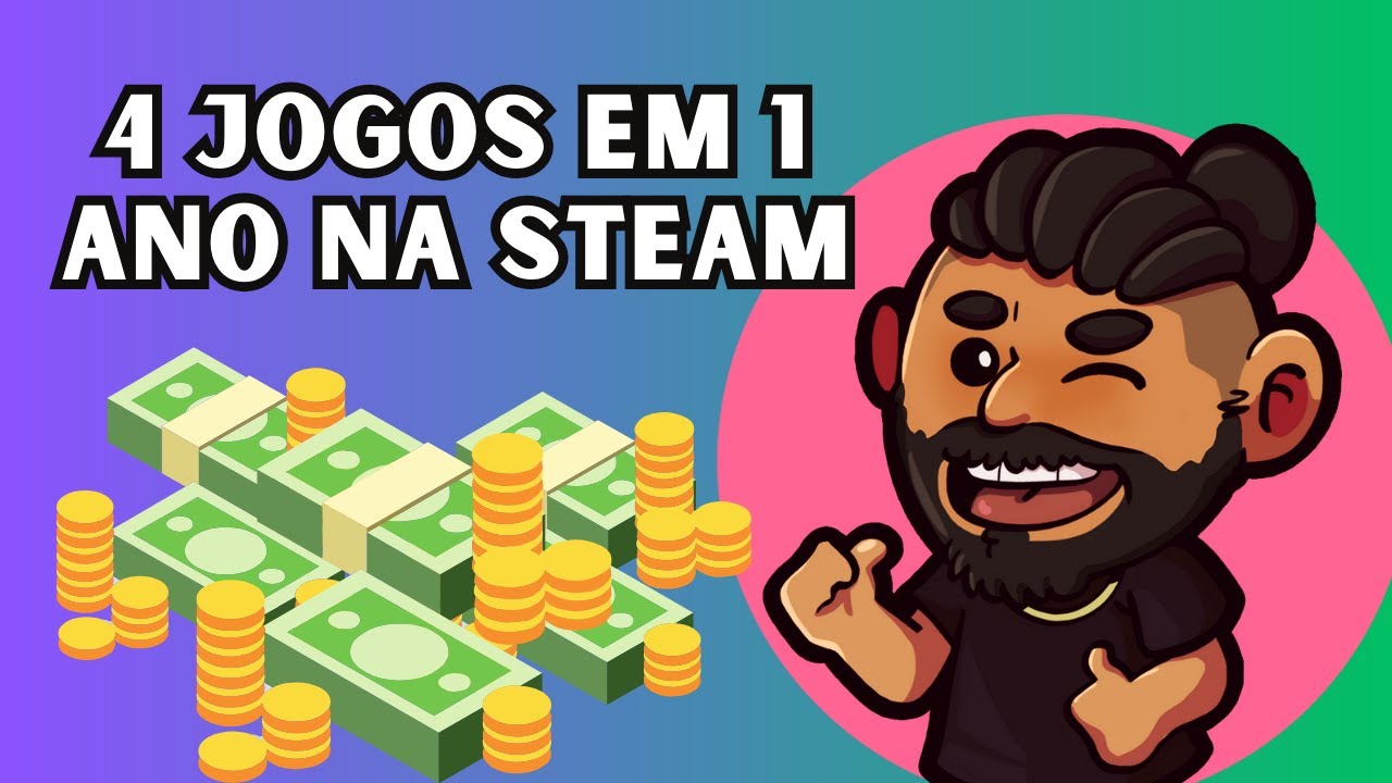QUANTO GANHEI PUBLICANDO 4 JOGOS EM UM ANO NA STEAM (me surpeendi!)