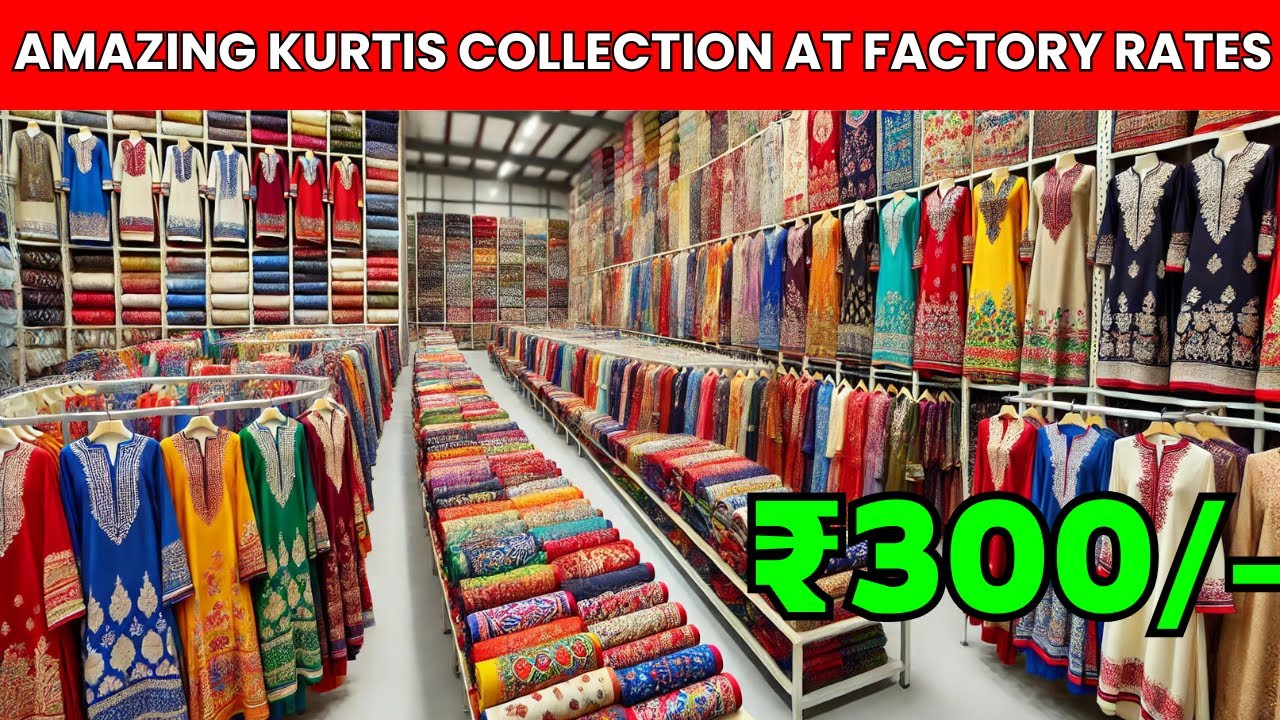 Amazing Kurtis Collection at Factory Rates | kurti wholesale market in surat #kurti #fashion