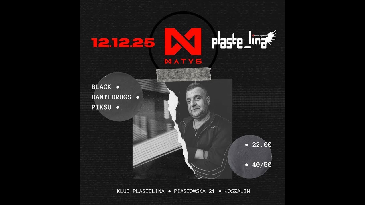 DJ Matys - Klub Plastelina Koszalin [12.12.2025]