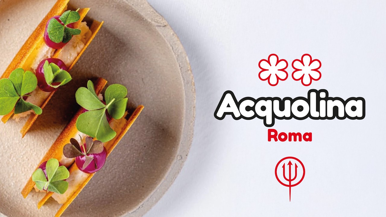 ⭐️⭐️ Cena da ACQUOLINA - 2 Stelle Michelin nel cuore di Roma