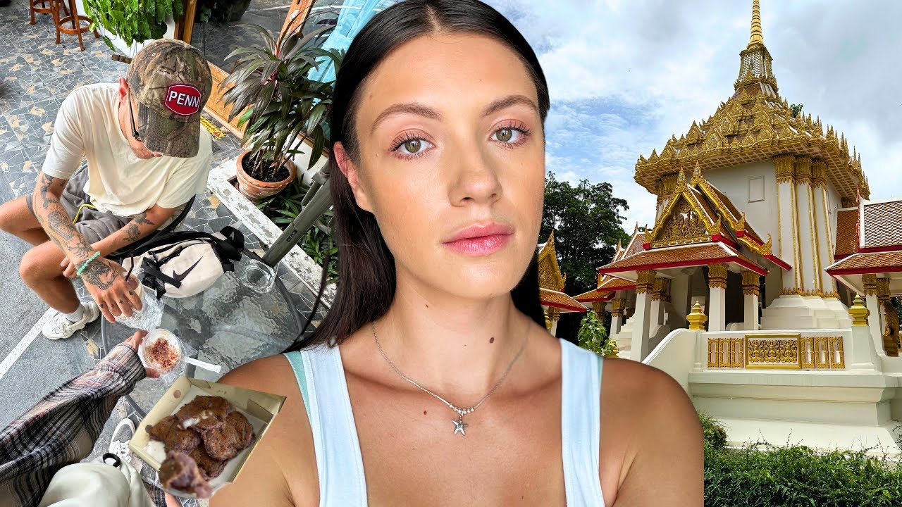 VLOG: Wycieczka skuterem nad jezioro, Tajskie słodkości | ŻYCIE W TAJLANDII 🌴🇹🇭
