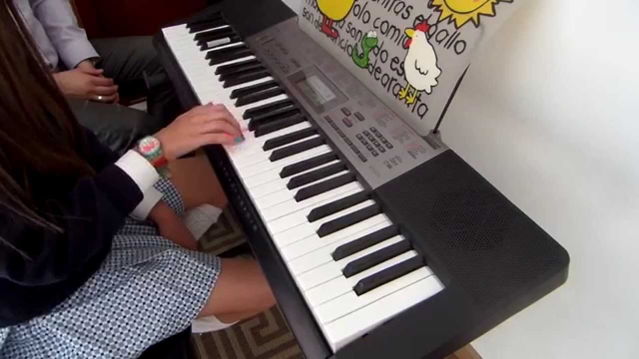 Clase de Piano Mariana Garz&oacute;n Junio 01 2015