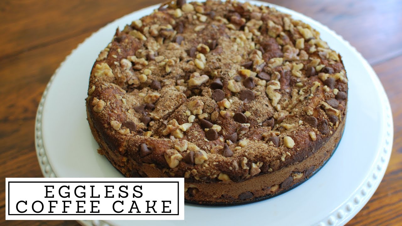 Eggless Coffee Cake Recipe (No coffee in this recipe actually)