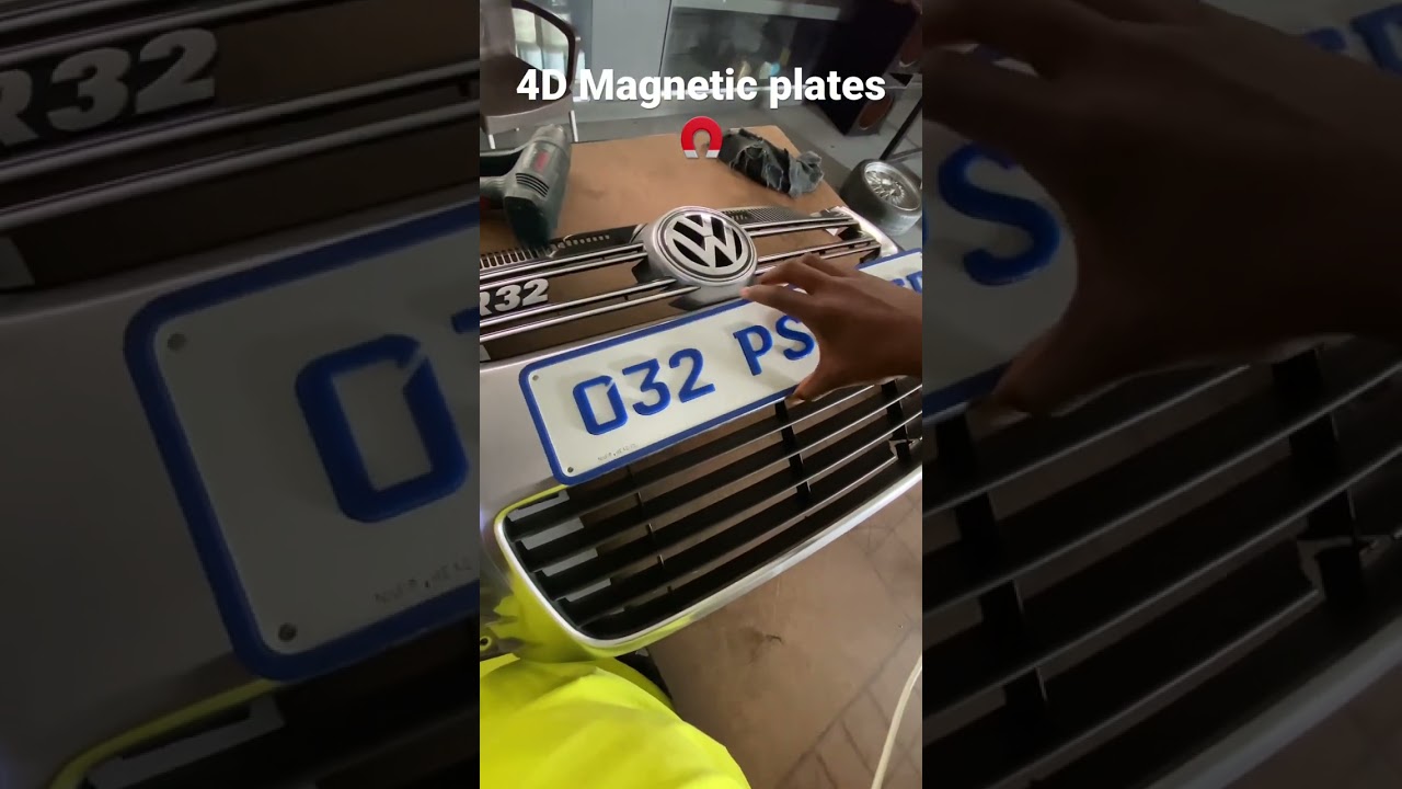 4D Magnetic plates for Vw Mk5 R32