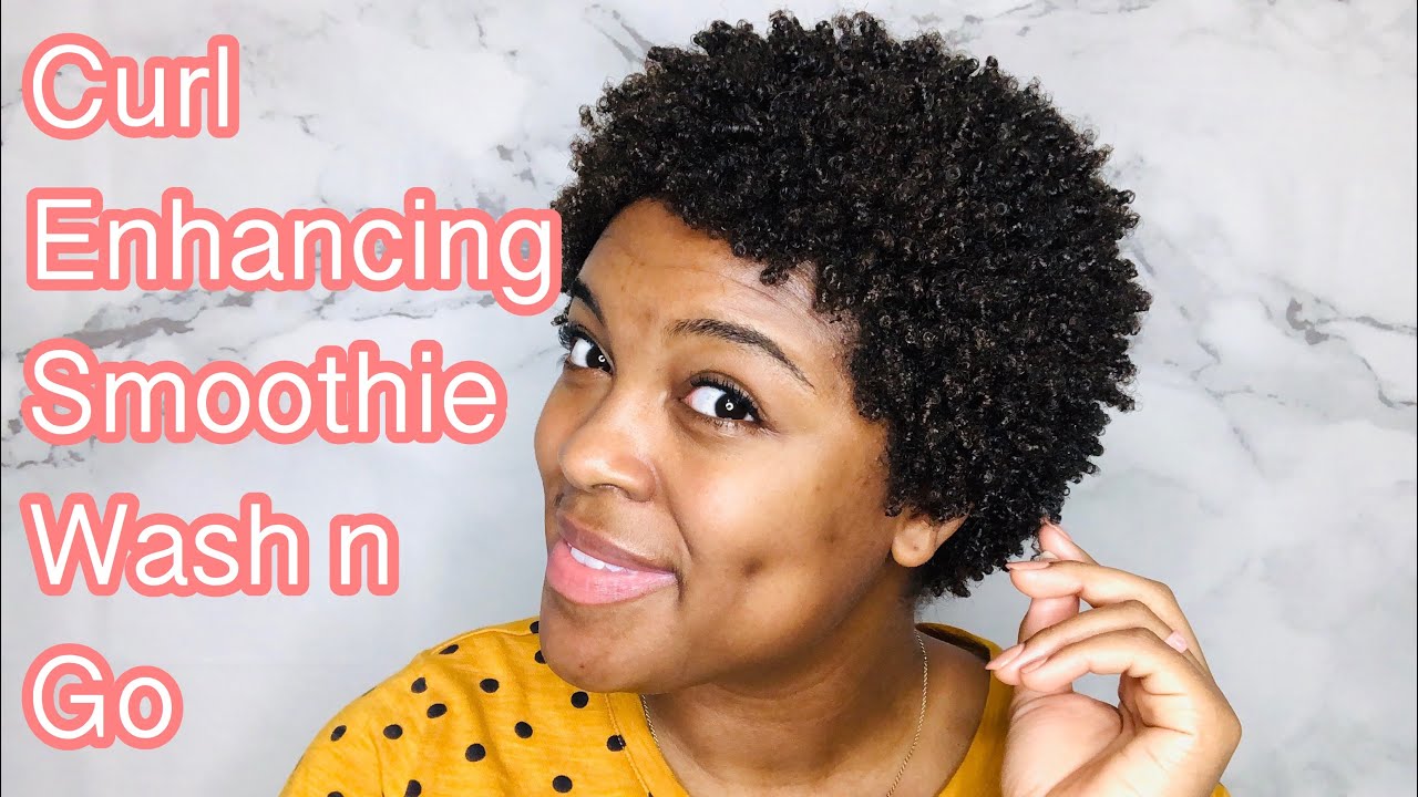 Shea Moisture Curl Enhancing Smoothie  || Natural Hair, Type 4 Wash and Go