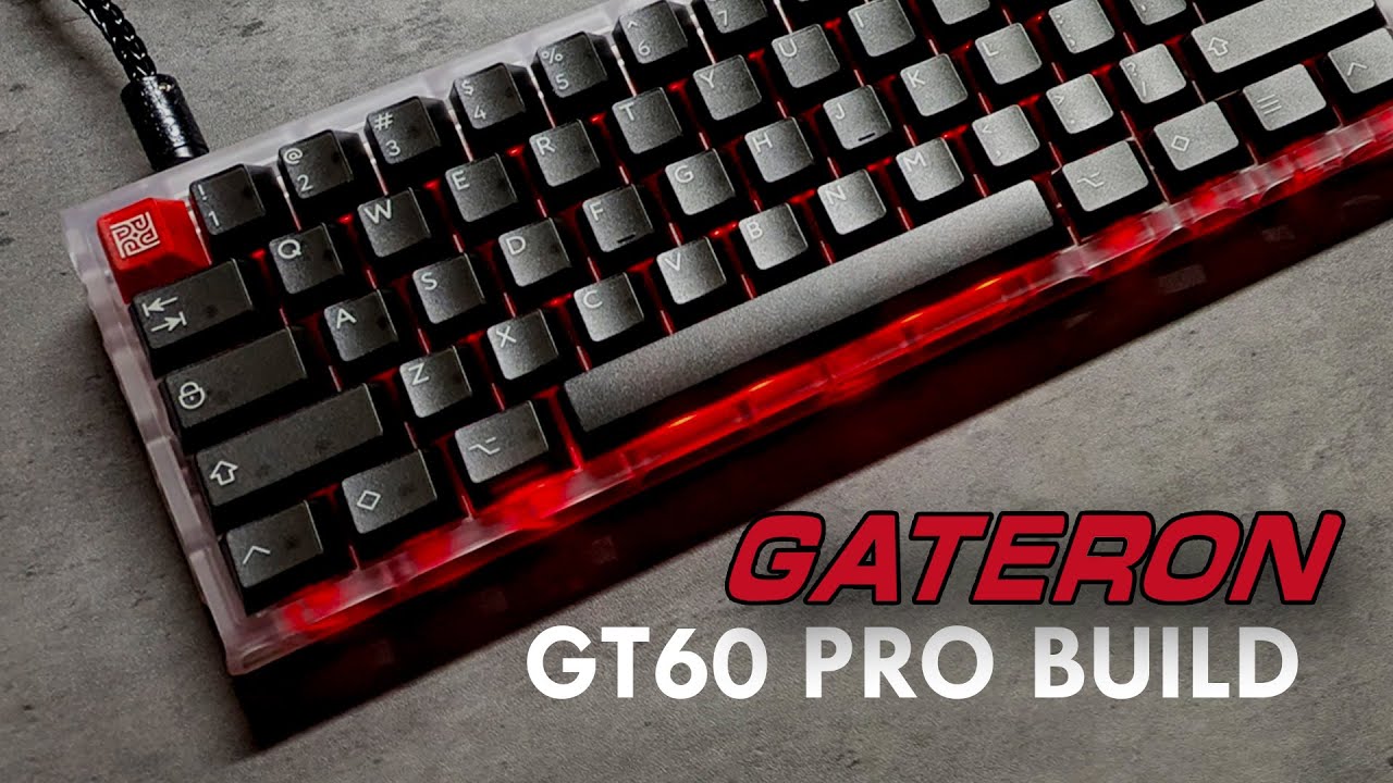 GATERON GT60 PRO BUILD: Gateron Ruby's + HOLY60 + NEON R2 + STORMBREAKER v3 