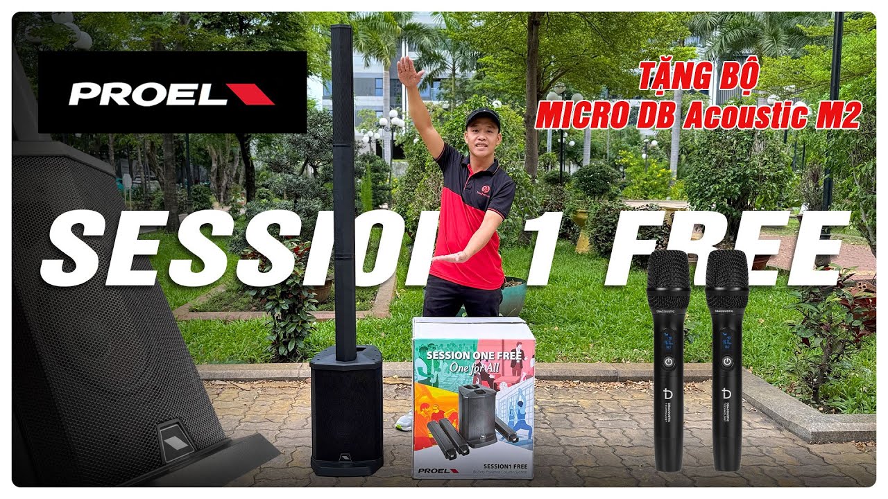 Review Proel Session 1 Free - Loa Cột Karaoke 
