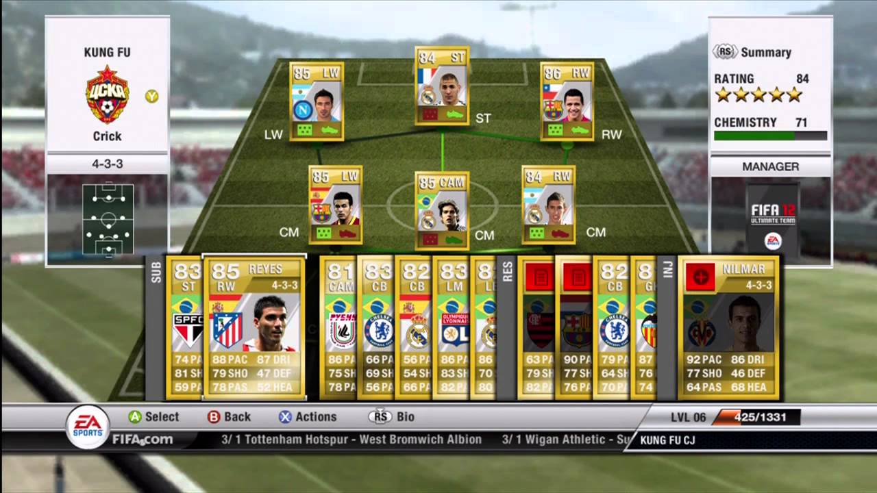 FIFA 12  Ultimate Team | Serie A Defenders | Gold Nuggets