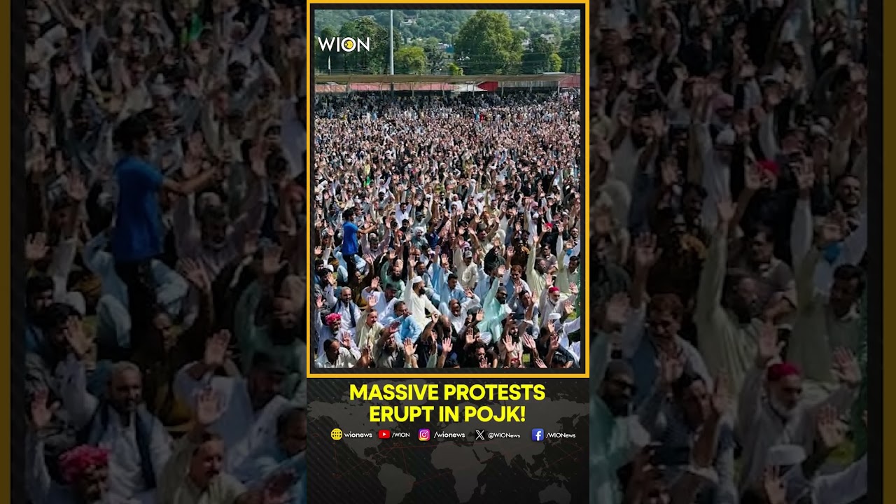 PoK Protest: Massive Protests Erupt Across PoJK Amid Rising Tensions | WION Shorts