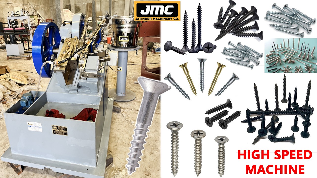 Fully Automatic Screw Making Machine Price In India, Wood screw, Drywall Screw making machine