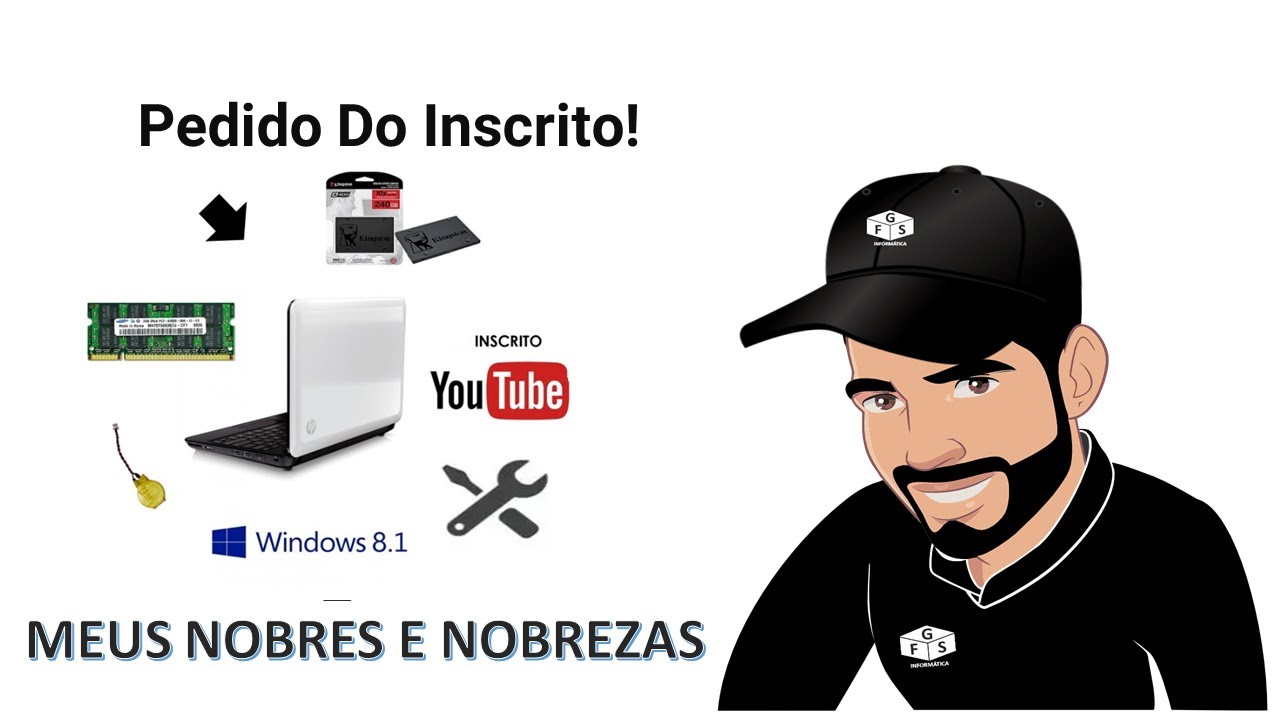 UPGRADE EM NETBOOK HP MINI 110 - PEDIDO PELO 