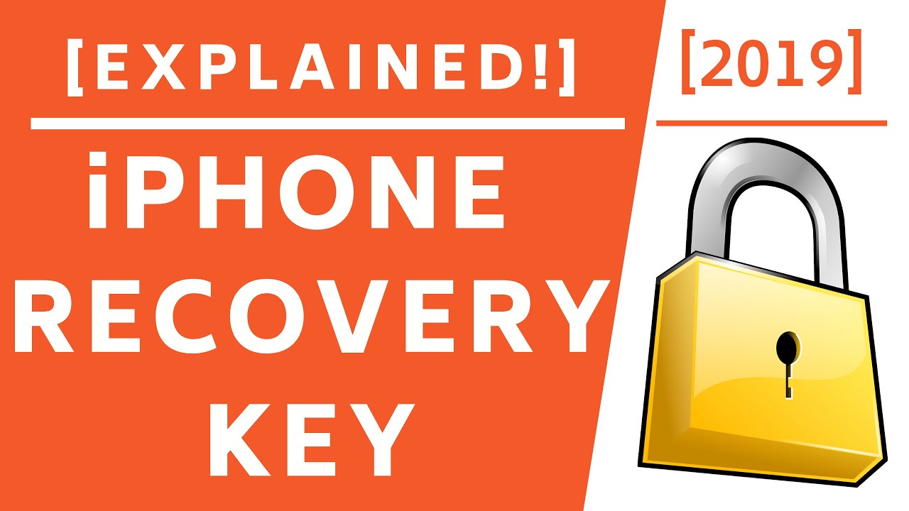 Ключ восстановления Apple ID! [Объяснение]-2019