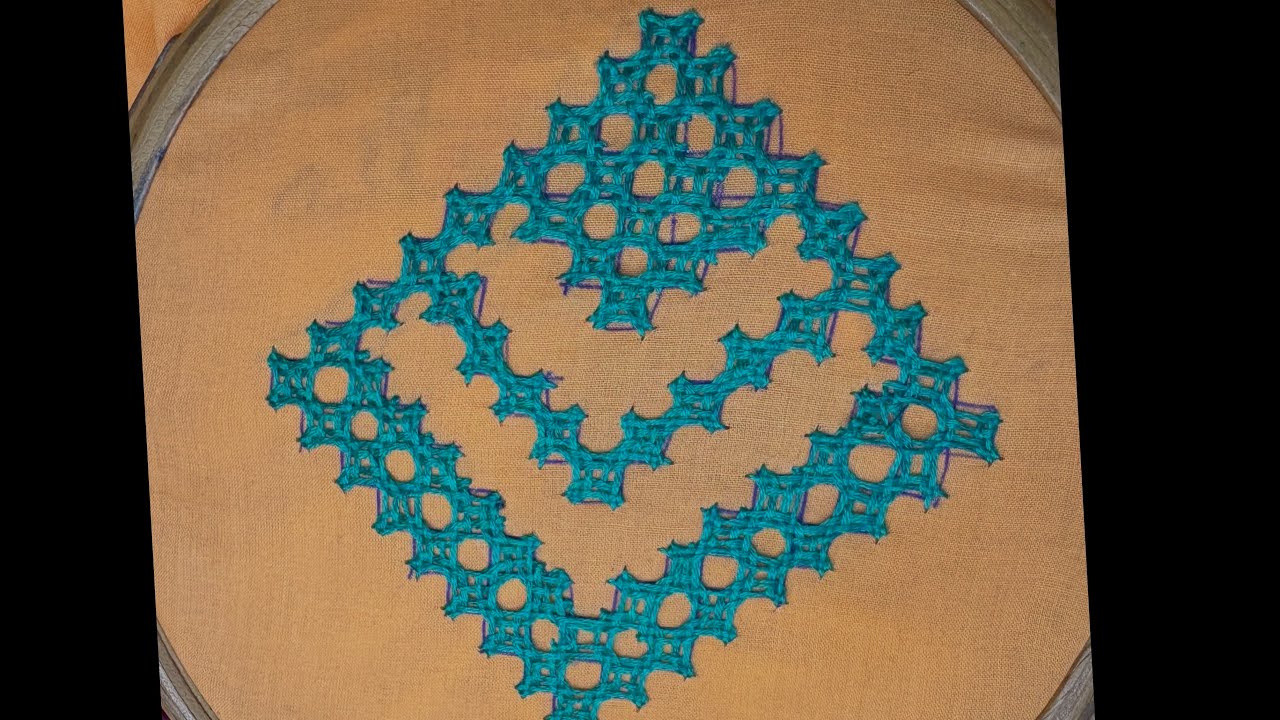 130. A very attractive and elegant Sindhi motif/ #sindhistitch #kutchstitch #kutchwork #needlework 