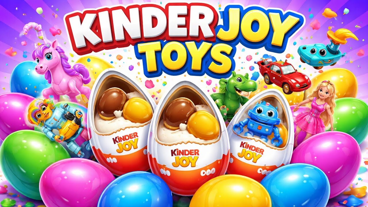 Kinder Joy Surprise Eggs LIVE 😱🍫 | Toy Reveal Fun