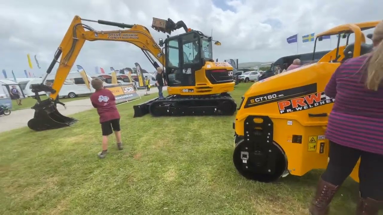 Holt JCB stand Royal Cornwall Show