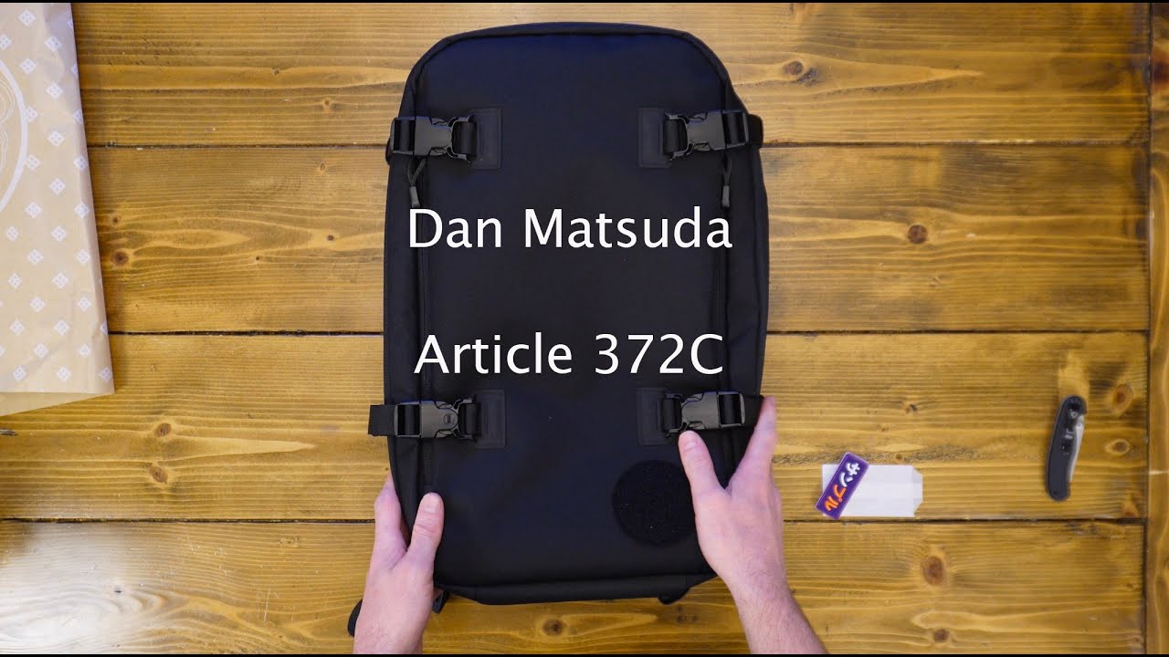 Dan Matsuda Article 372 | ASMR Unboxing and Walkthrough