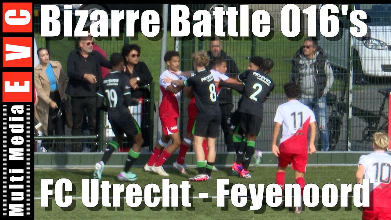 Vice kampioen FC Utrecht O16 - Kampioen Feyenoord | Bizarre Battle | 5 oktober 2024