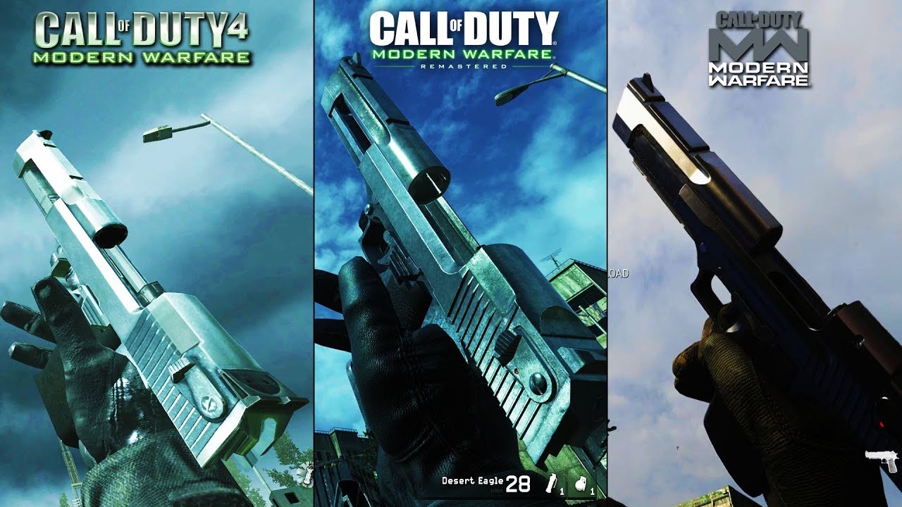 ULTIMATE Modern Warfare Comparison Side By Side 8K (COD 4 vs MWR vs MW 2019)