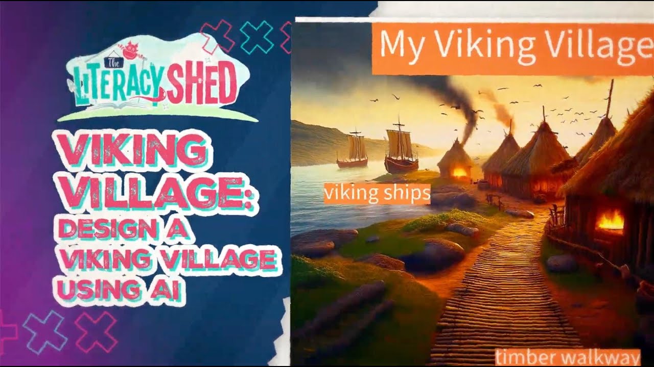 Viking Village - Design a Viking Village with AI - Literacy Shed x Adobe Express