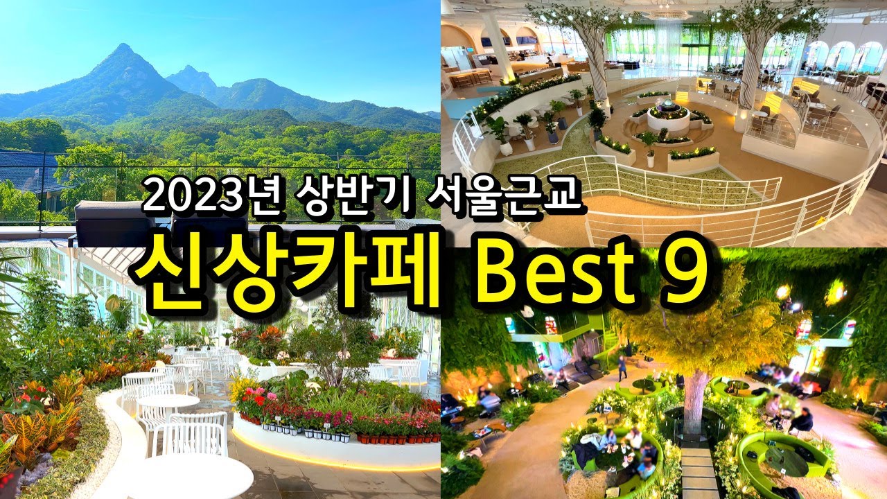 [카페추천] 서울근교 먼저 만나는 신상카페BEST9 / 2023년 상반기 오픈 /경기도 가볼만한곳 드라이브코스 / 메이드림 모쿠슈라 디오름 양평