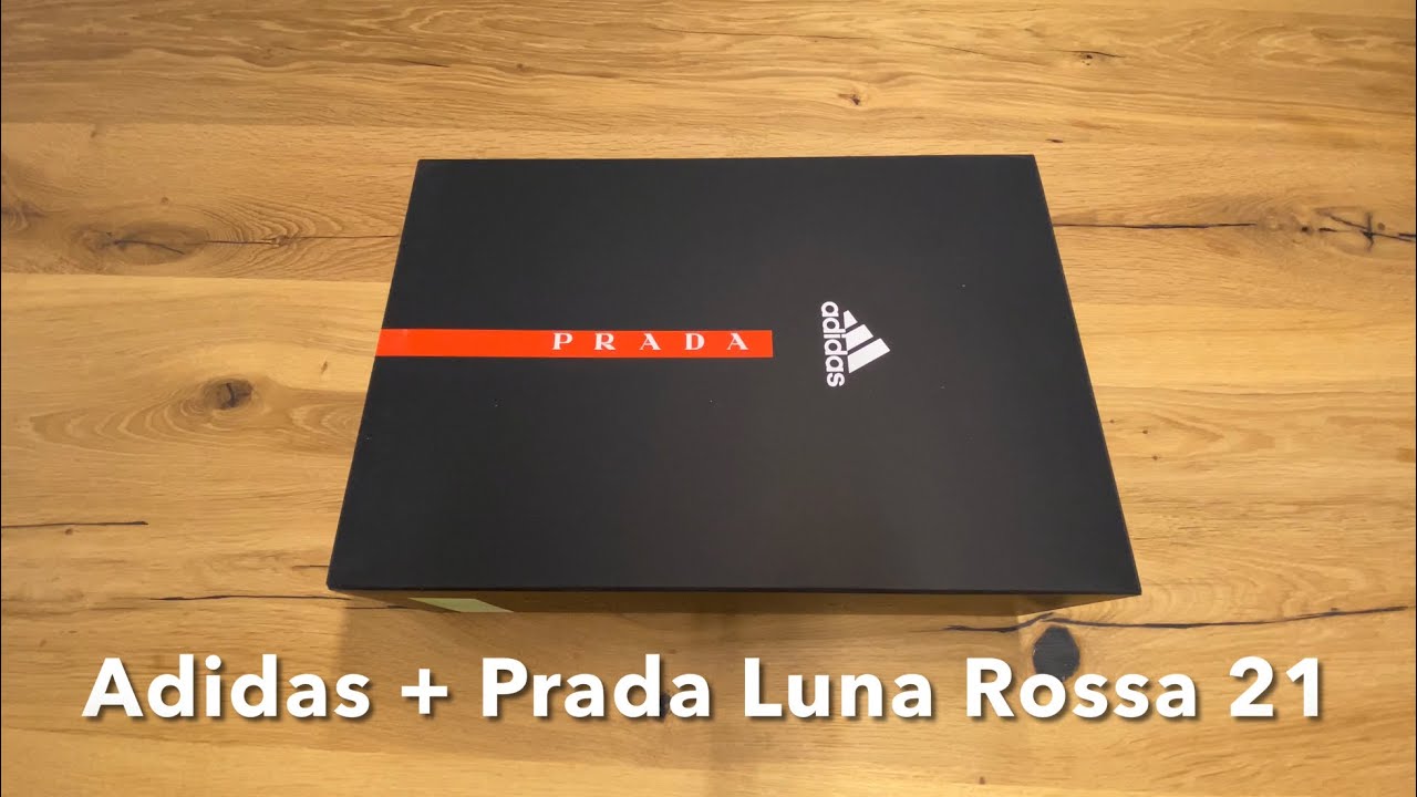 Only Unboxing | Adidas Prada Sneaker A+P Luna Rossa 21 (Cloud White, Silver Metallic, Red) Timelapse