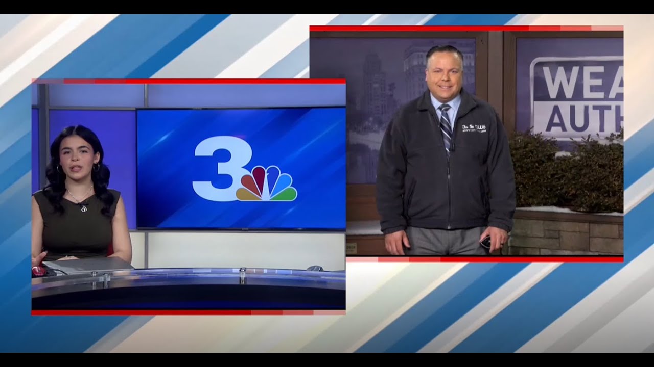 Meteorologist Josh Kozlowski 6 PM NBC heavy long-duration lake snow event