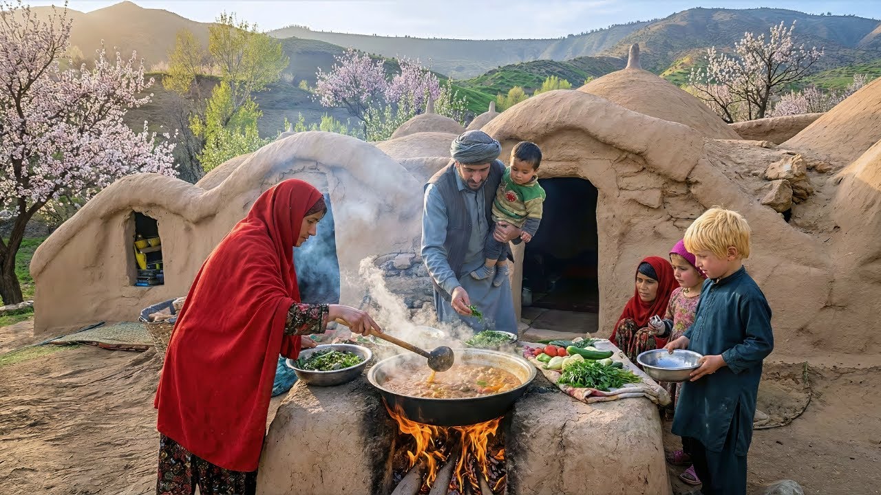 Remote Afghan Cooking With ZERO Modern Technology