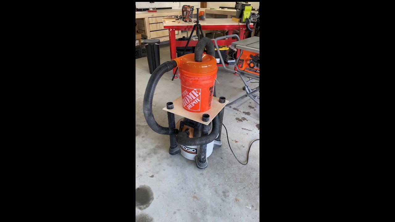 Diy Home Depot portable dust collection system
