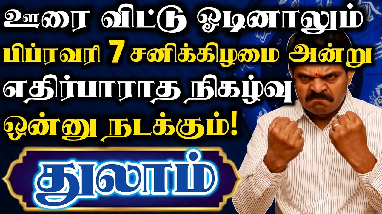 துலாம்🔥ஜனவரி 29 வியாழக்கிழமை பிறகு நடக்காத பல சம்பவங்கள் நடக்கப்போகுது | துலாம் ராசி | Thulam rasi