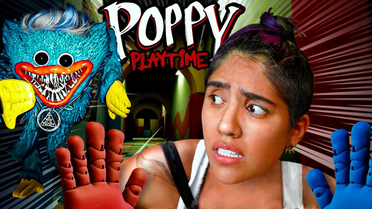 ME PERSIGUEN EN UNA FABRICA ABANDONADA POPPY PLAYTIME | JUXIIS LOS POLINESIOS