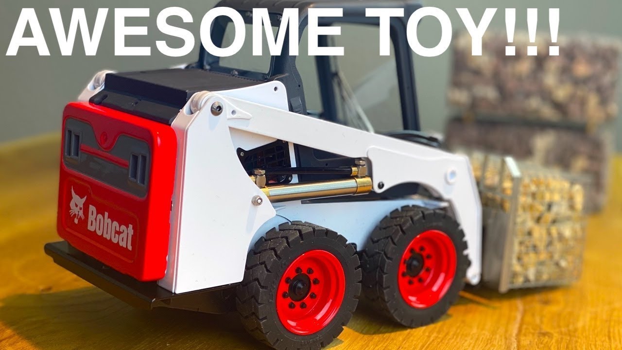 LIVESTREAM AWESOME RC SKID LOADER BOBCAT made by LXY RC