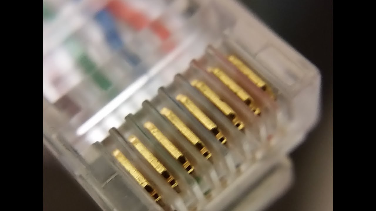 Как обжать кабель RJ45 на Cat5e или Cat6