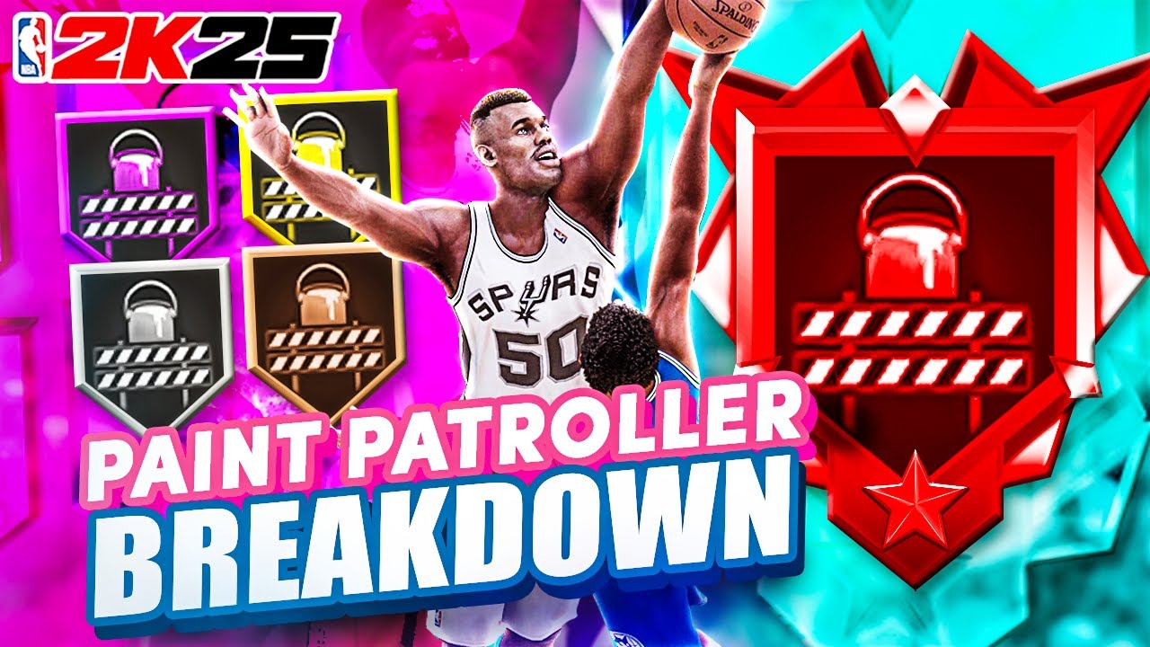 Paint Patroller Badge Breakdown! What tier do you need this badge on your Center Build in NBA 2K25?