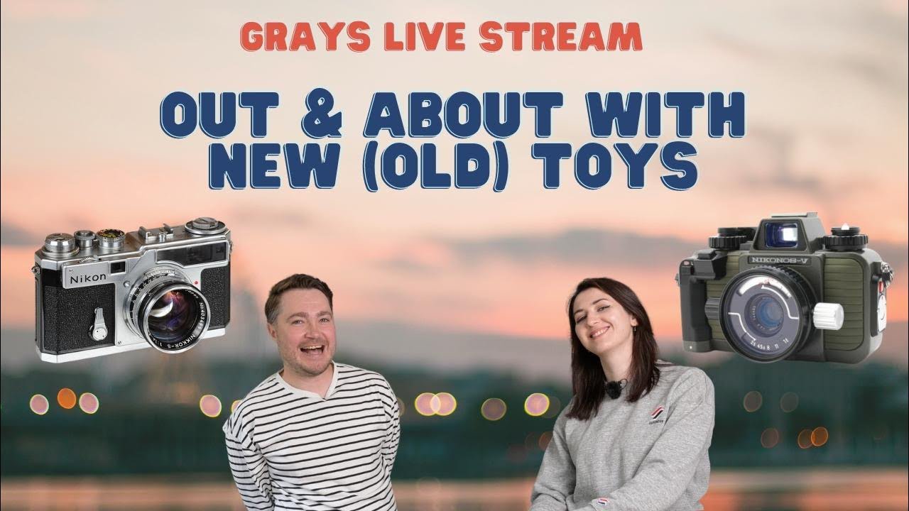 Out and about with new (old) cameras feat. Nikon S3 & Nikkormat FTn - Grays' Livestream