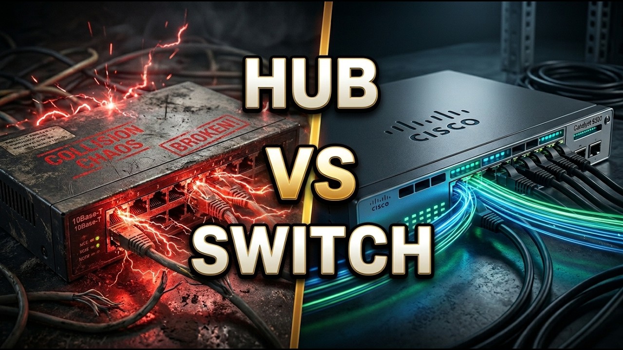 Hubs, Bridges & Switches Explained : The Ultimate Networking Showdown!