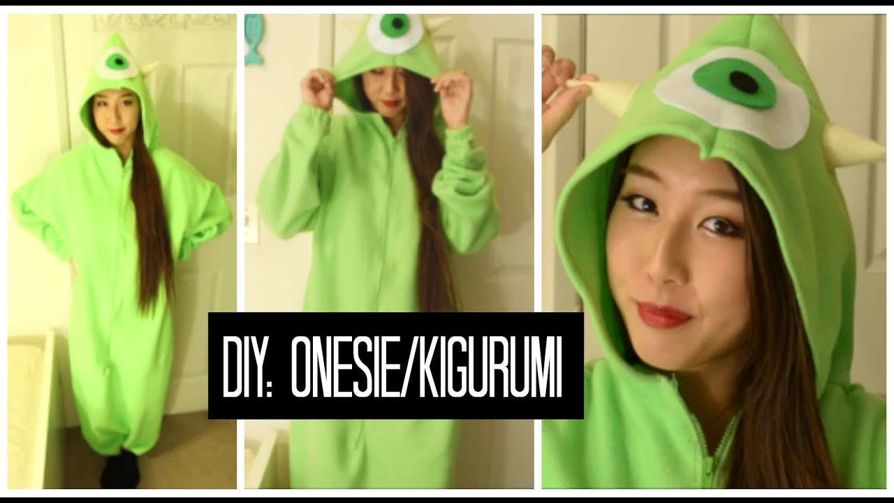 DIY: Mike Wazoski Onesie/Kigurumi