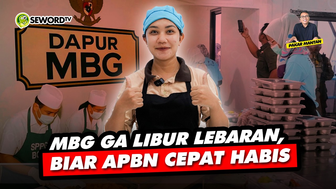 Alifurrahman: MBG GA LIBUR LEBARAN, BIAR APBN CEPAT HABIS