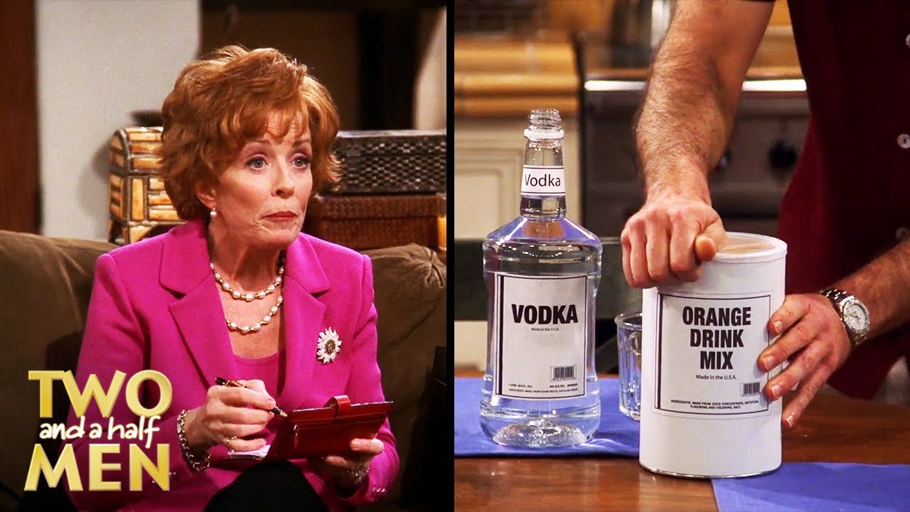 Charlie Asks Evelyn for Money | Two and a Half Men