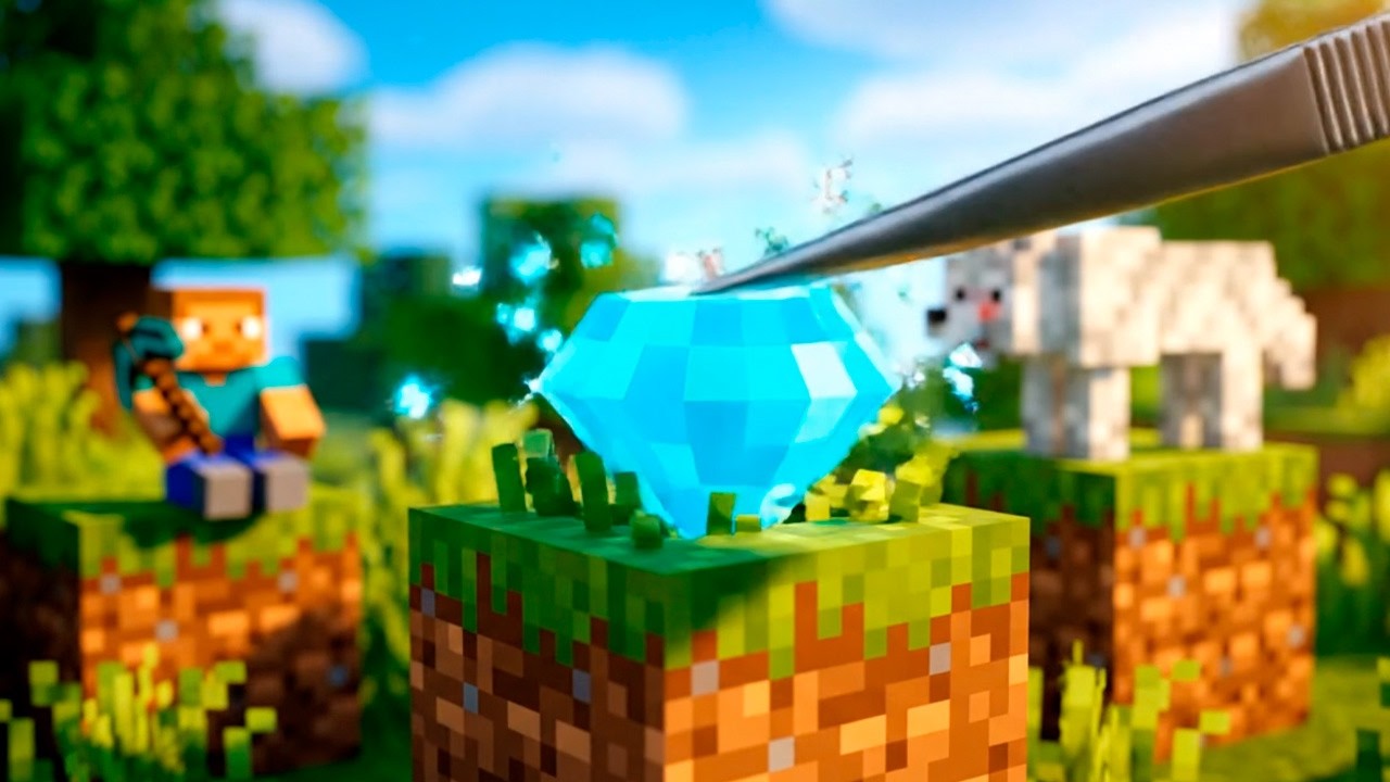【AI】Oozing Minecraft Jelly Extraction 🤏✨【JellyPlucking】#asmr #minecraft #ai #jelluplucking
