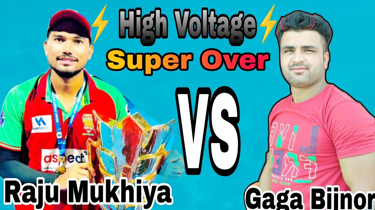 Raju mukhiya 🆚 Gaga Bijnor High voltage⚡️ Singal wicket Match @TenniscricketBijnor105 
