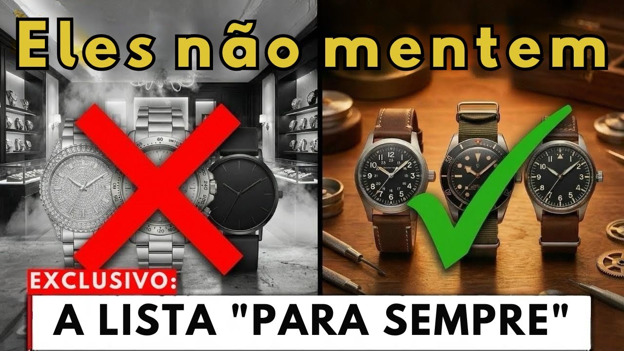 As &uacute;nicas 10 marcas de rel&oacute;gios em que voc&ecirc; ainda pode confiar