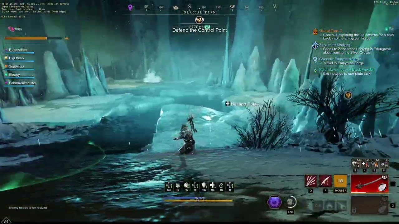 [S4 Personal Best] New World | Valhalla | Glacial Tarn (Ice) M3 13:01 Speed | Rapier/FS/BB POV