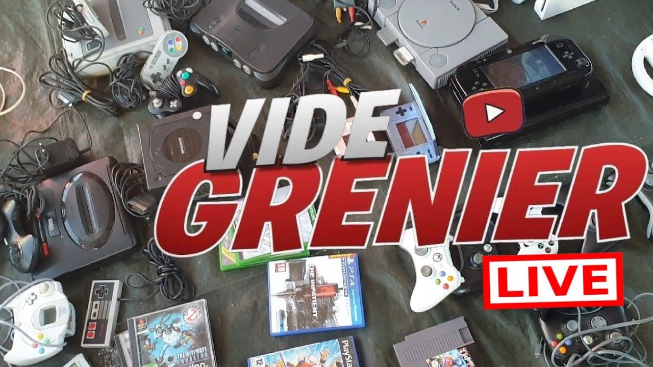 Vide Grenier Live - Jeux Vidéo, Jouets, de jolies stands dans ce VG avec du Retrogaming 💲