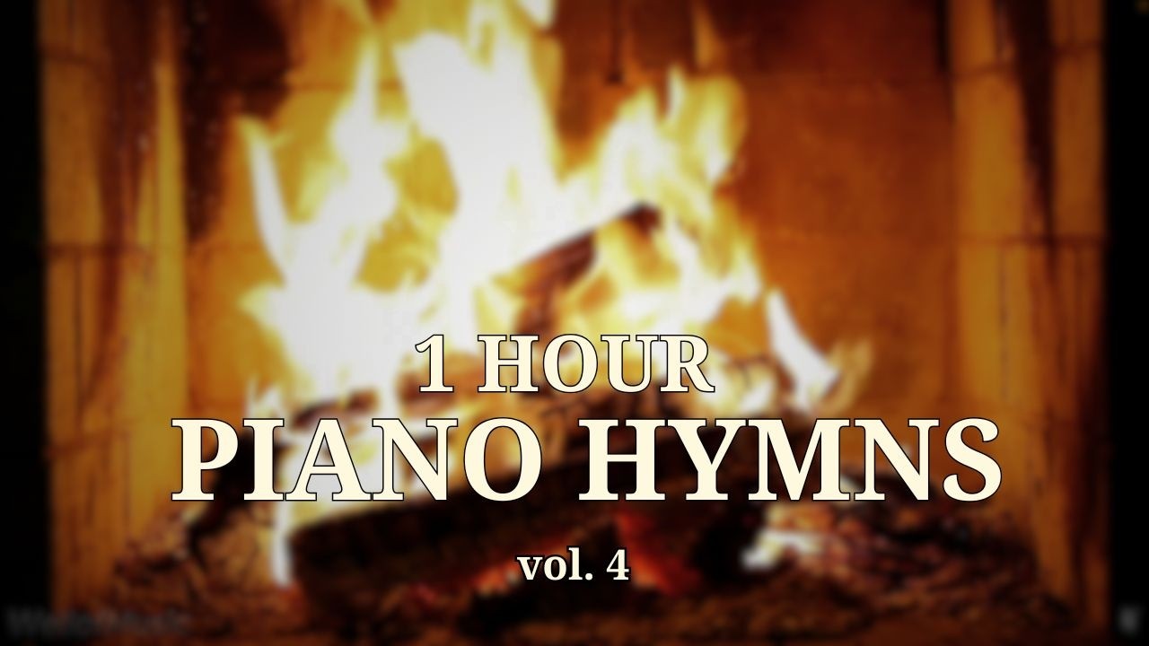 1 Hour Relaxing Piano Hymns and Fireplace vol. 4 | Christian music and Fireplace | Also on Spotify